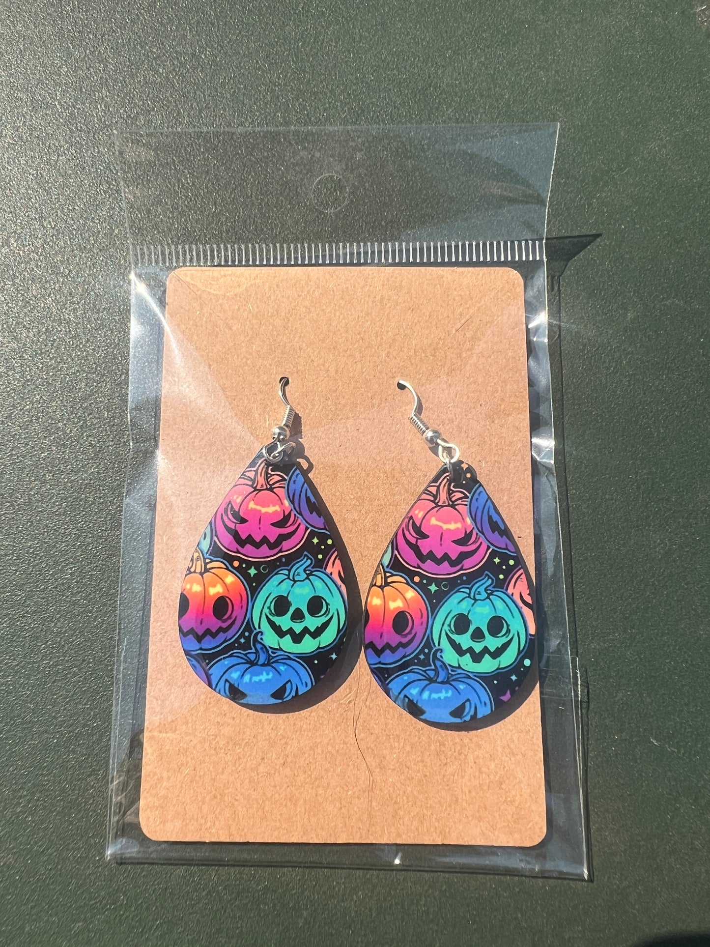 Colorful Pumpkin Earrings