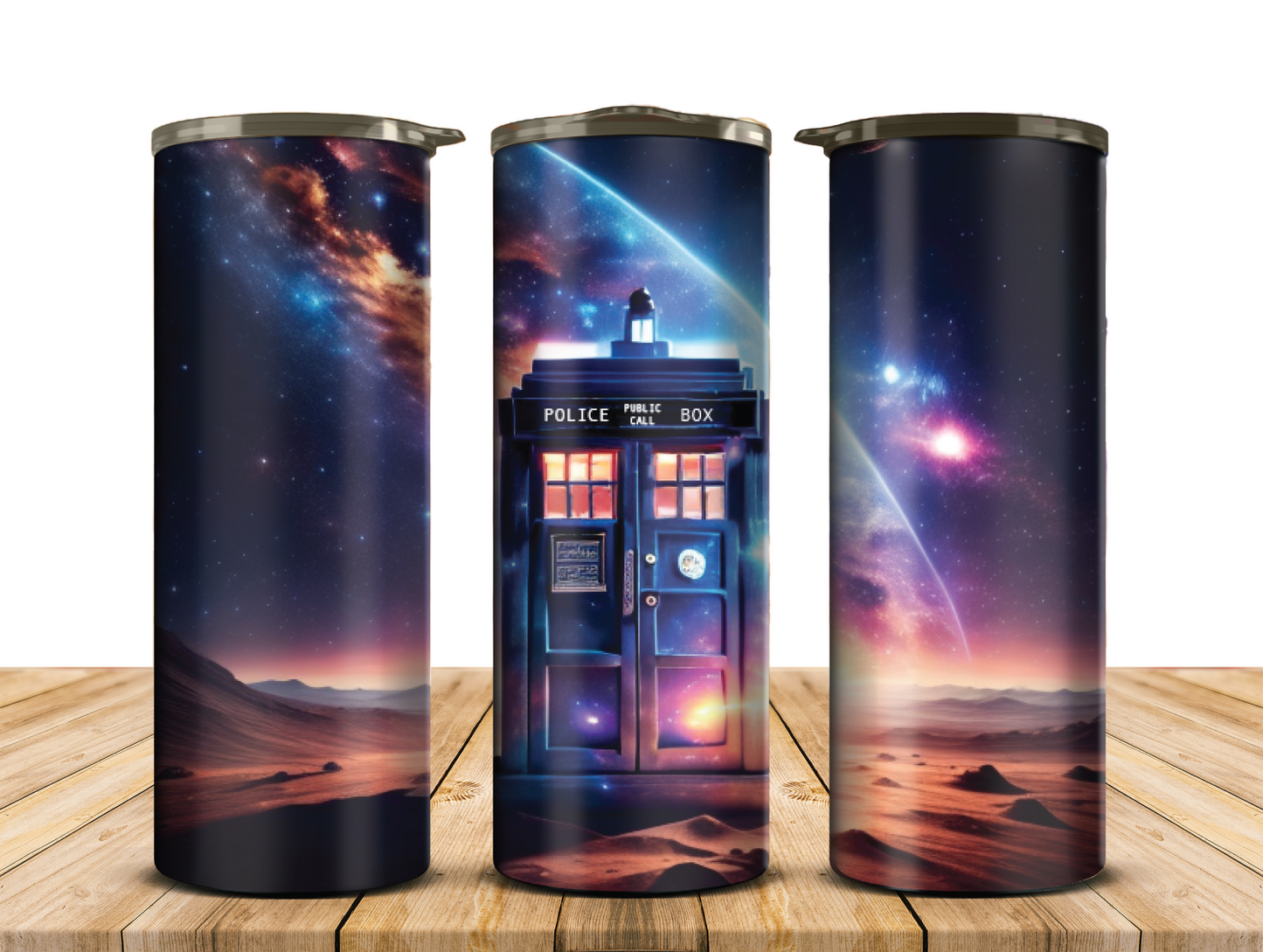 Cosmic Tardis Tumbler